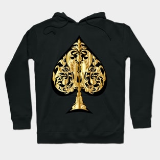 Golden Ace of Spades Hoodie